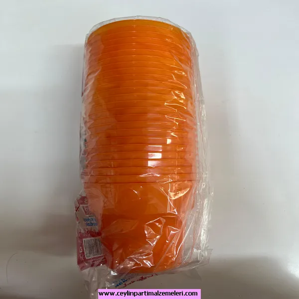 Plastik Bardak Turuncu